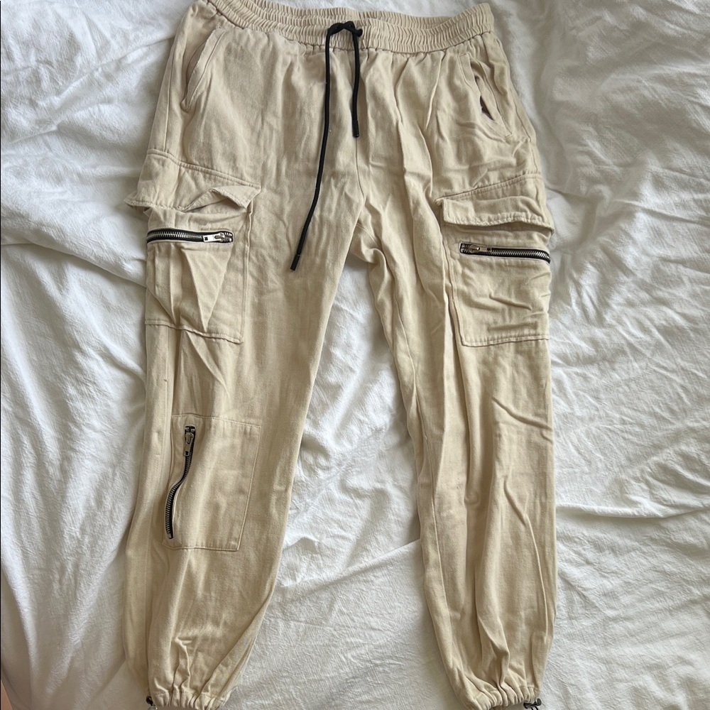 Carmar Beige Cargo Pants